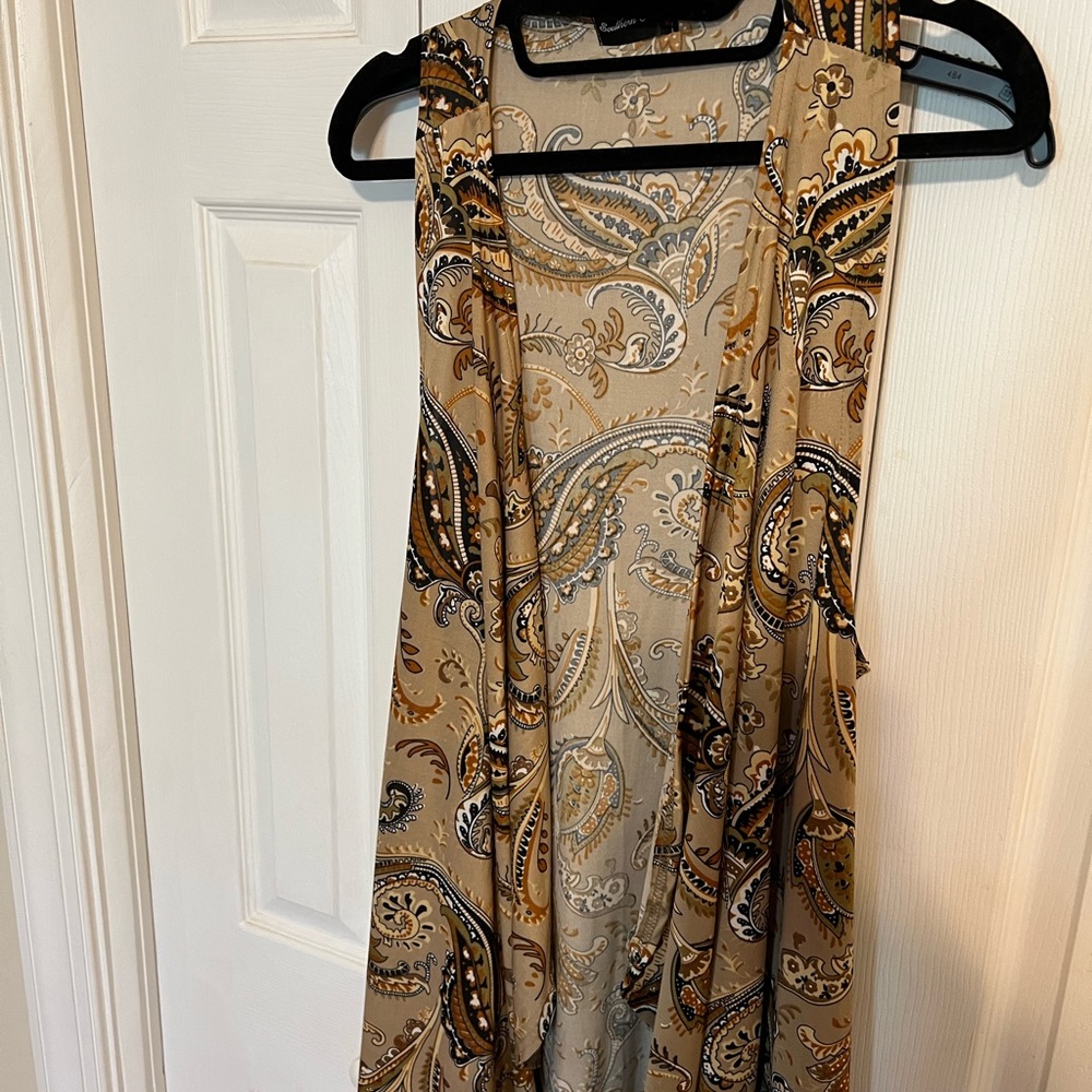 Long vest from Carols Boutique